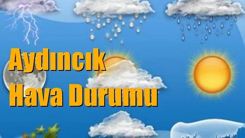 Aydıncık Hava Durumu; 10 Ocak Çarşamba, 11 Ocak Perşembe, 12 Ocak Cuma, 13 Ocak Cumartesi tahminler