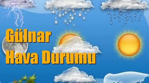 Gülnar Hava Durumu; 10 Ocak Çarşamba, 11 Ocak Perşembe, 12 Ocak Cuma, 13 Ocak Cumartesi tahminler