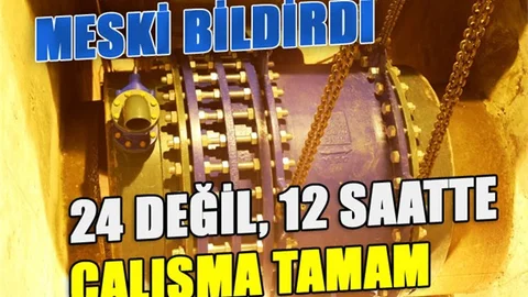 Mersin'de Su Kesintisi On İki Saatlik Çalışmanın Ardından Sona Erdi