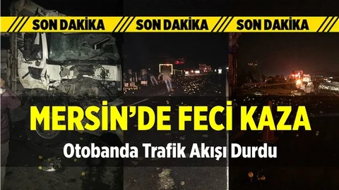 Mersin'de Trafik Kazası