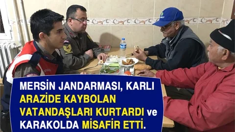 Jandarmanın Aldığı İhbar Üzerine Kurtarma Operasyonu Gerçekleşti