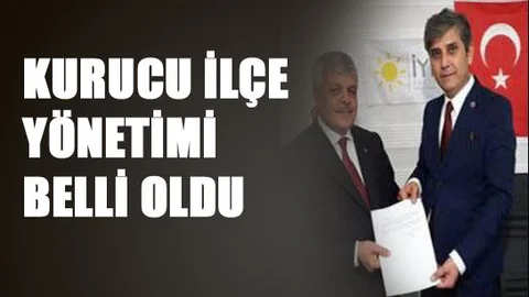 İyi Parti Tarsus İlçe Kurucu Yönetim Listesi Belli Oldu