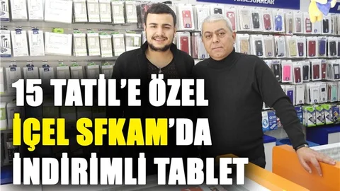 İçel SFKAM'da 15 Tatil (Sömestr Tatili) İçin Hediye Tablet Zamanı