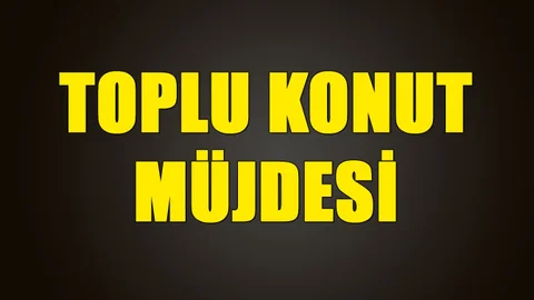 Müjde Verildi "TOKİ’den Daha Ucuza Ev Yapacağız"