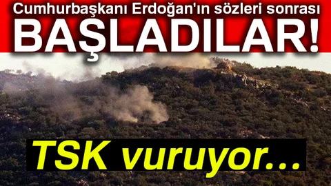 TSK, Afrin'i Vurmaya Başladı