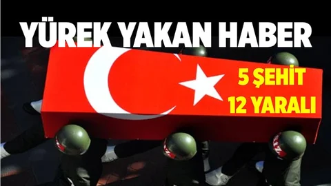 Bitlis'ten Acı Haber: 5 Şehit