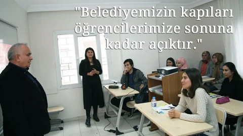 Başkan Tollu Etüt Merkezi Öğrencileriyle Bir Araya Geldi