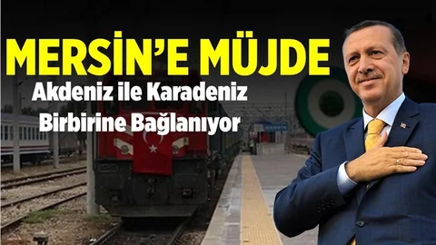 Mersin-Samsun Arasına Tren Müjdesi