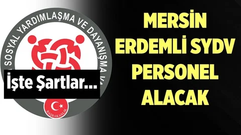 Erdemli SYDV Personel Alımı Yapacak