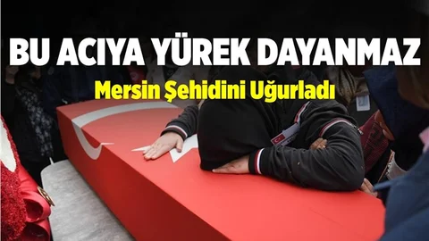 Mersin'de Şehide Son Görev