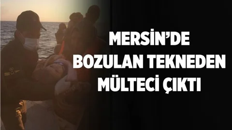 Mersin'de Mültecileri Ölümden Sahil Güvenlik Kurtardı