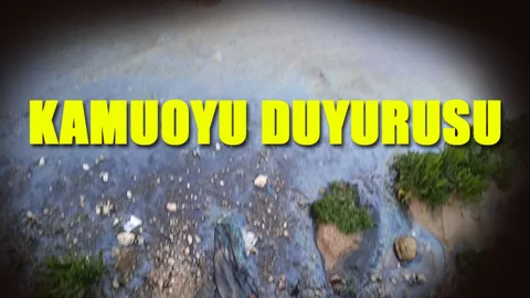 Mersin'de Petrol Türevi Maddenin Karışması Konusunda Kamuoyu Açıklaması