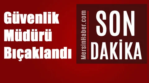Mersin Şehir Hastanesinde Bıçaklama! Güvenlik Müdürü Ağır Yaralandı
