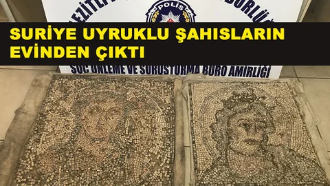 Mersin'de Sahte Mozaikle Dolandırıcılık Yapacaklardı Yakalandılar