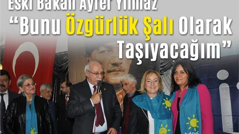 Ayfer Yılmaz "Bunu Özgürlük Şalı Olarak Taşıyacağım"