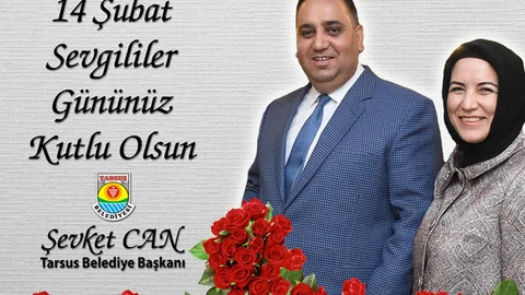 Başkan Can, 14 Şubat Sevgililer Günü’nü Kutladı