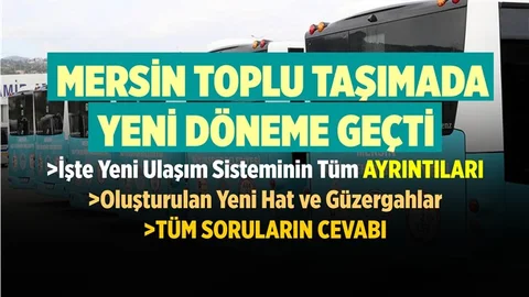 Mersin'de Yeni Dönem Başladı