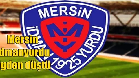 Mersin İdmanyurdu Ligden Düştü