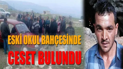Tüfekle Öldürülmüş Halde Bulundu