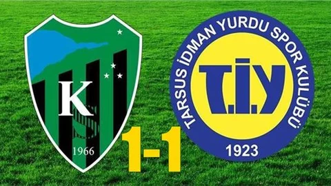 Tarsus İdmanyurdu, Kocaelispor İle 1-1 Berabere Kaldı