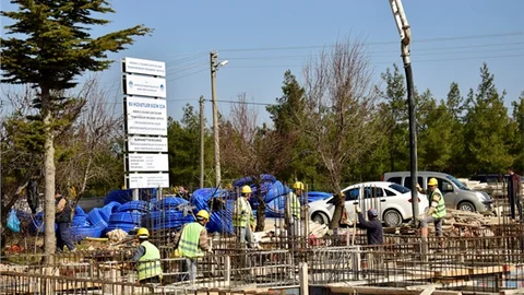 MESKİ, Gülnar’da Teknik Birimler Hizmet Binası Yapıyor