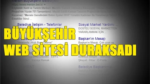 mersin.bel.tr Çöktü, Sistem Uzun Süredir Yanıt Vermiyor