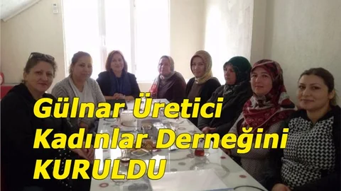 Gülnar'da Üretici Kadınlar Derneği Kuruldu