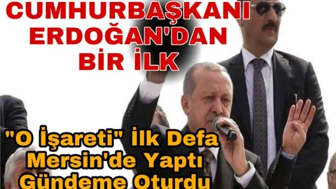 Cumhurbaşkanı Erdoğan'dan Bozkurt İşareti 