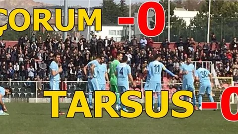 Çorum Belediyespor 0 - Tarsus İdmanyurdu 0