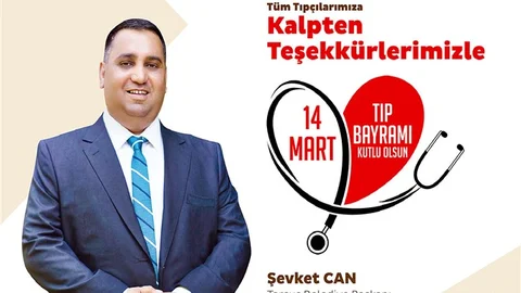 Başkan Can, 14 Mart Tıp Bayramını Kutladı