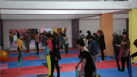 Belediye Spor Merkezi Kadın ve Çocukların En Önemli Üssü Haline Geldi