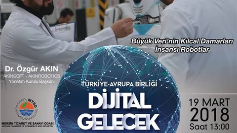 İlk İnsansı Robot Fabrikasının Kurucusu Dr. Özgür Akın Mersin'e Geliyor