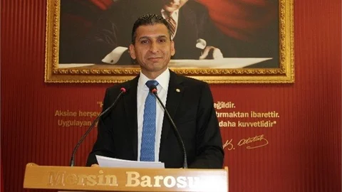 Mersin Barosu Başkanı Ali Er'den Açıklama