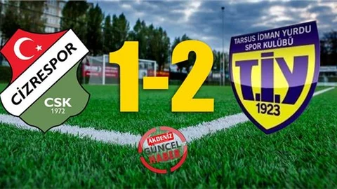 Tarsus, 10 kişiyle deplasmanda galip: 2-1