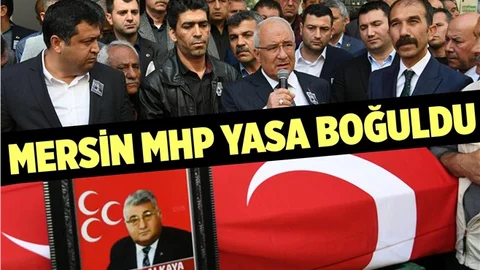 Mersin'de MHP'lileri Yasa Boğan Cenaze