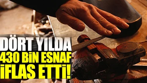 Son 4 Yılda 430 Bin İflas