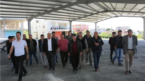 Erdemli'nin Tömük Mahallesi'nde Büyük Sevinç