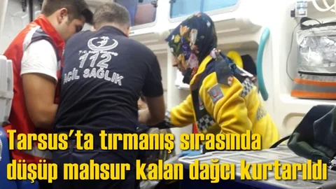 Mersin'de Kurtarma Operasyonu