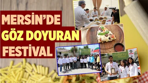 Mersin'de Düzenlenen Festival Göz Doyurdu