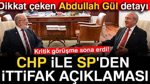 Kritik CHP ile SP  görüşmesi sona erdi! 