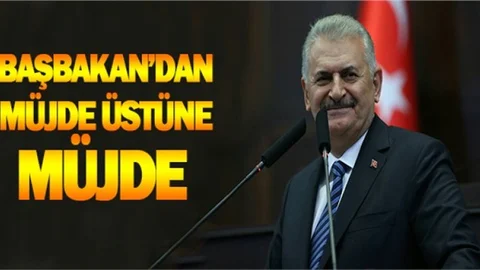 Son Dakika! Başbakan Müjdeleri Tek Tek Açıkladı