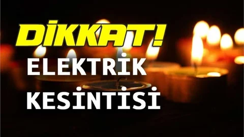 Mersin Elektrik Kesintisi 4 Mayıs 2018 İtibariyle