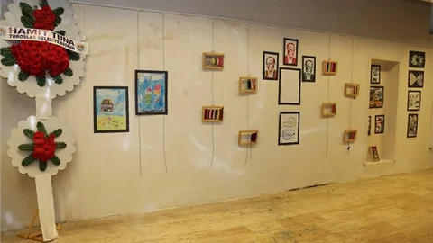 Mersin'de 'Özel Çocuklar'dan Resim Sergisi