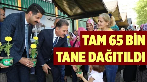 Anneler İçin 65 Bin Tane Dağıtıldı
