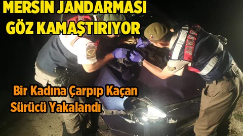 Mersin'de Bir Kadına Çarpıp Kaçan Sürücü Yakalandı