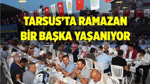 Tarsus'ta Ramazan Heyecanı Bir Başka Yaşanıyor