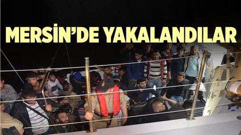 Mersin'de Kaçak Göçmenler Yakalandı