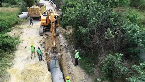Toroslar’da Yeni Yağmursuyu Hattı Döşendi