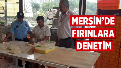 Mersin'de Fırınlara Denetim