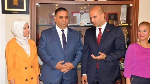 Olcay Kılavuz'dan Başkan Şevket Can'a Ziyaret